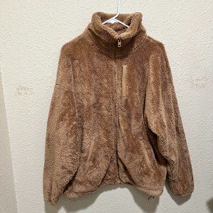Aritzia TNA Teddy  Jalen Massive Polar Jacket Small Oversized